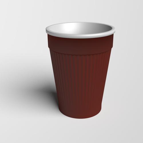 Basic plastic coffe cup preview image